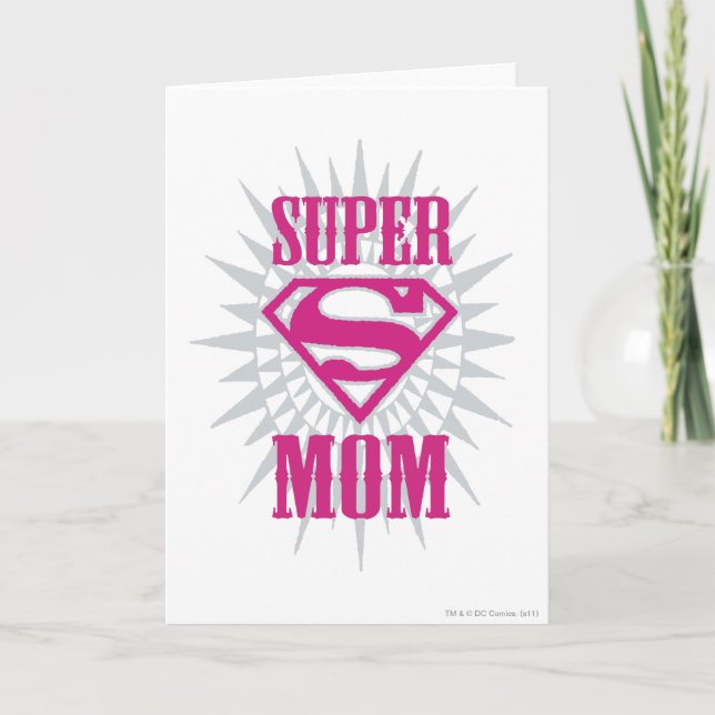 Super Mum Starburst Card (Front)