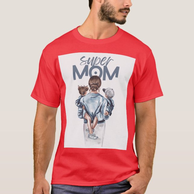 Super Mum The Ultimate Hero T-Shirt (Front)