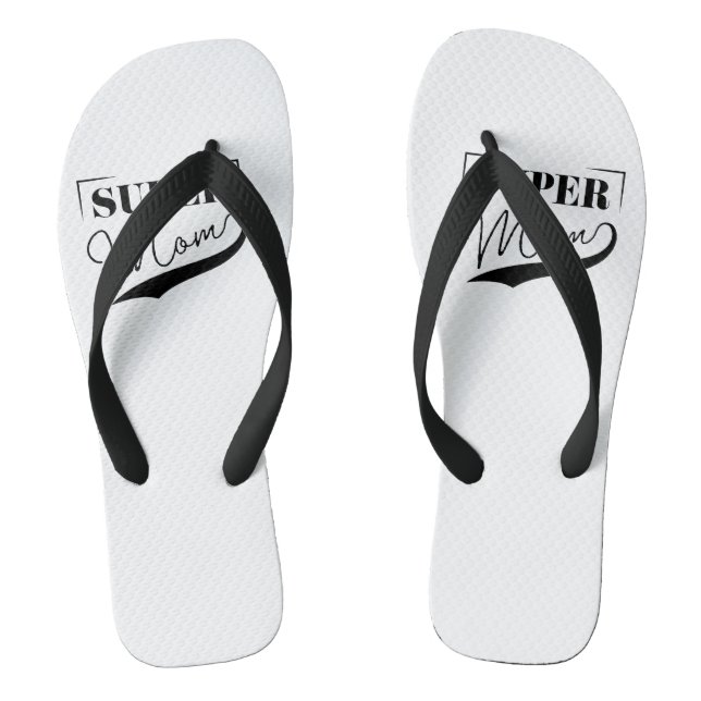 Super Mum Thongs (Footbed)
