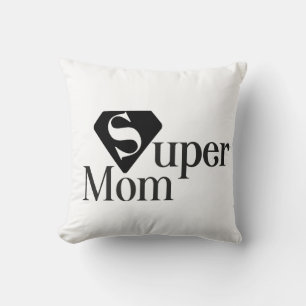 Super Mum Throw Pillow