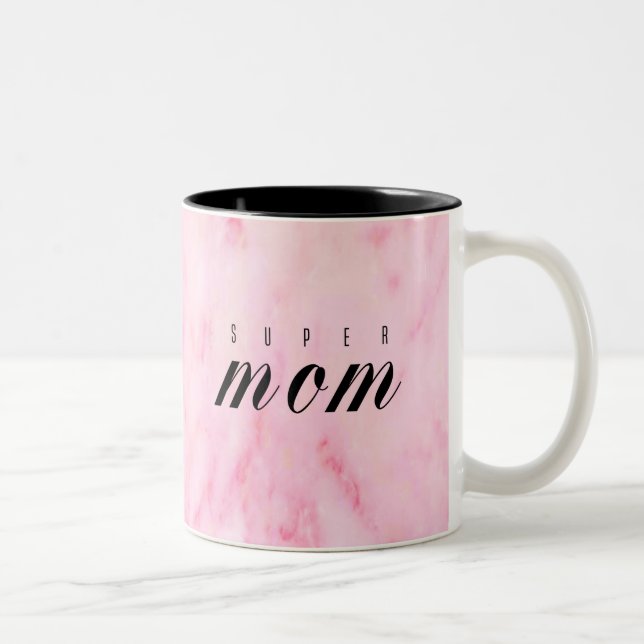 Super Mum Two-Tone Coffee Mug (Right)