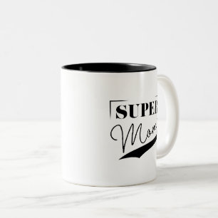 Super Mum Two-Tone Coffee Mug