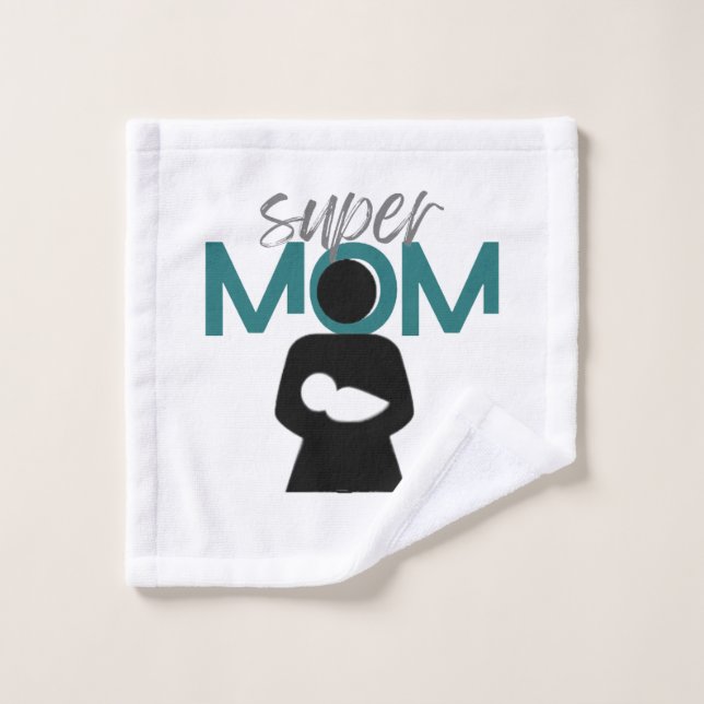 Super Mum - Wash Cloth (Wash Cloth)