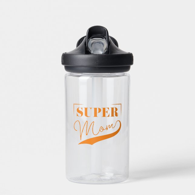Super Mum Water Bottle (Front)