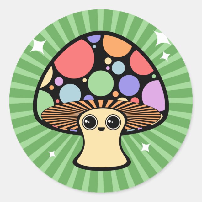 Super Mushroom Stickers (Front)