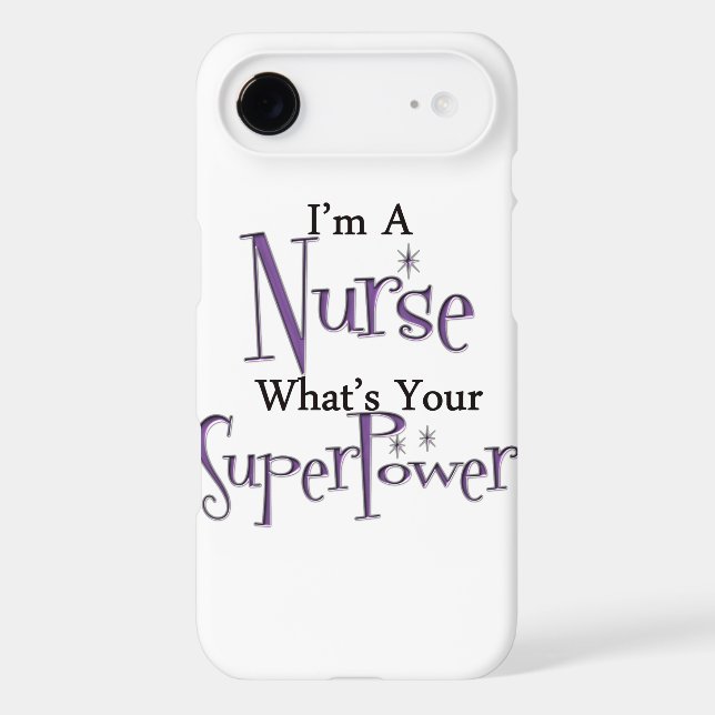 Super Nurse Case-Mate iPhone Case (Back)