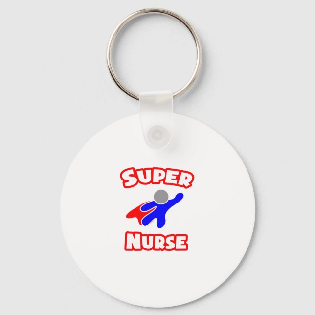 Super Nurse Key Ring (Front)