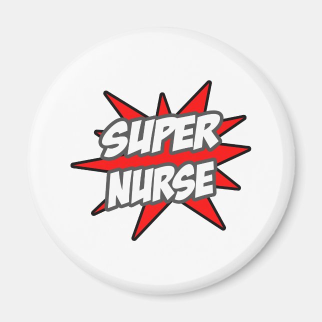 Super Nurse Magnet (Front)