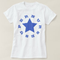 SUPER NURSE | Navy Blue Star Women's Basic T-Shirt