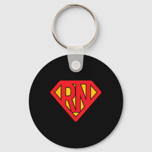 Super Nurse Rn Superhero Registered Nurse Hero Key Ring