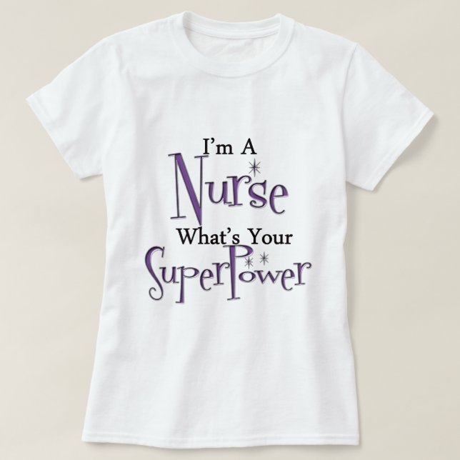 Super Nurse T-Shirt (Design Front)