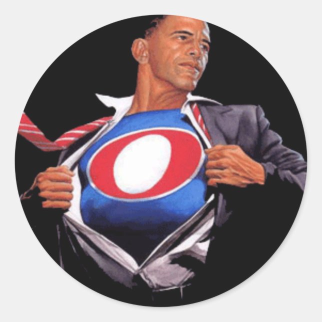 Super Obama Sticker (Front)
