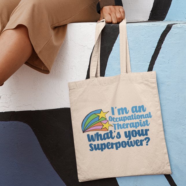 Super Occupational Therapist Cute OT Tote Bag (Creator Uploaded)