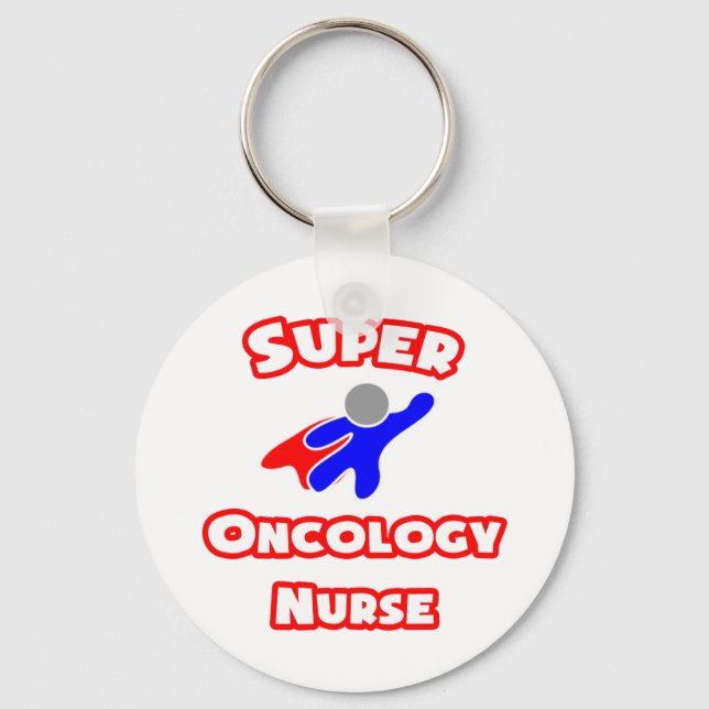 Super Oncology Nurse Key Ring (Front)