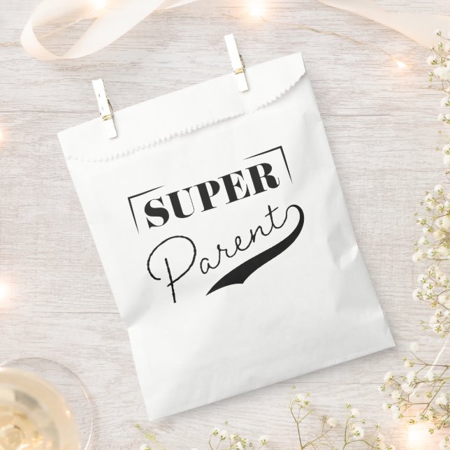 Super Parent Favour Bag (Clipped)