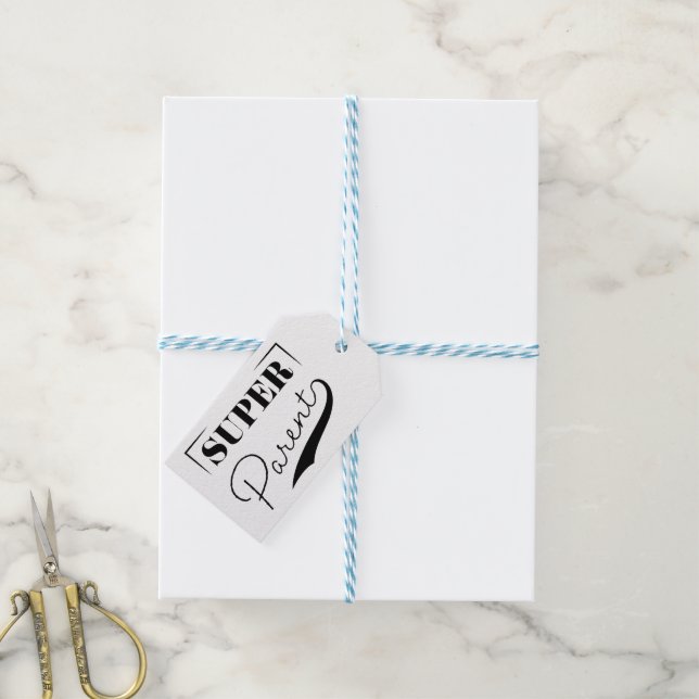 Super Parent Gift Tags (With Twine)