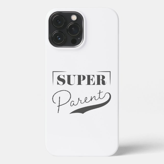 Super Parent iPhone Case (Back)