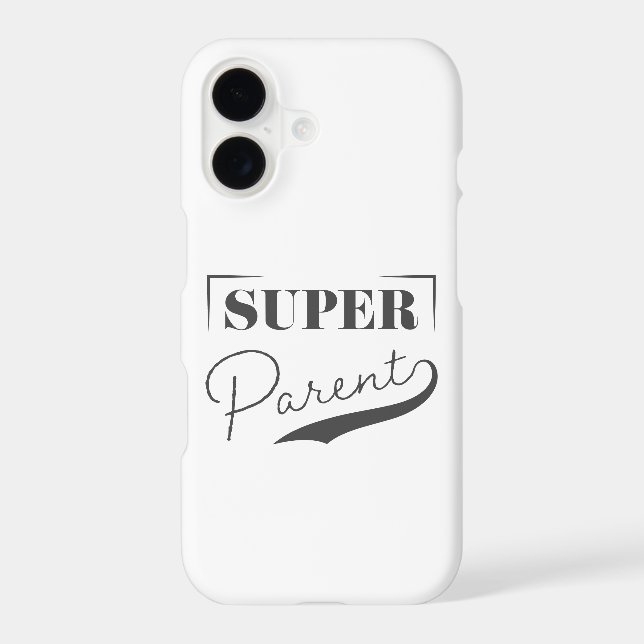 Super Parent iPhone Case (Back)