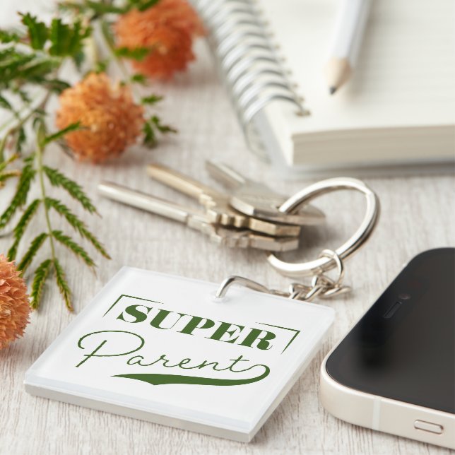 Super Parent Key Ring (Front Right)