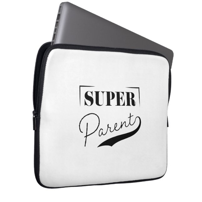 Super Parent Laptop Sleeve (Front Right)