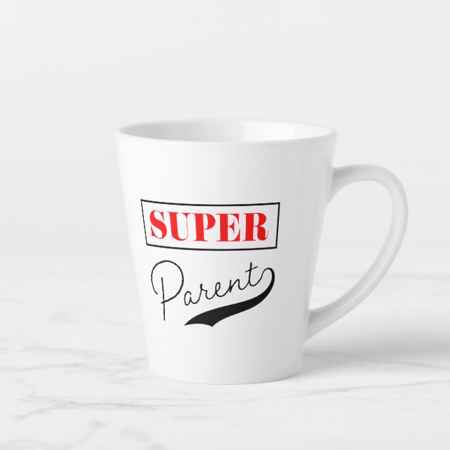 Super Parent Latte Mug (Right)
