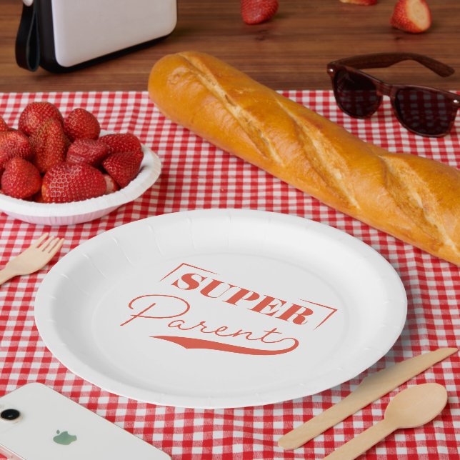 Super Parent Paper Plate (Picnic)