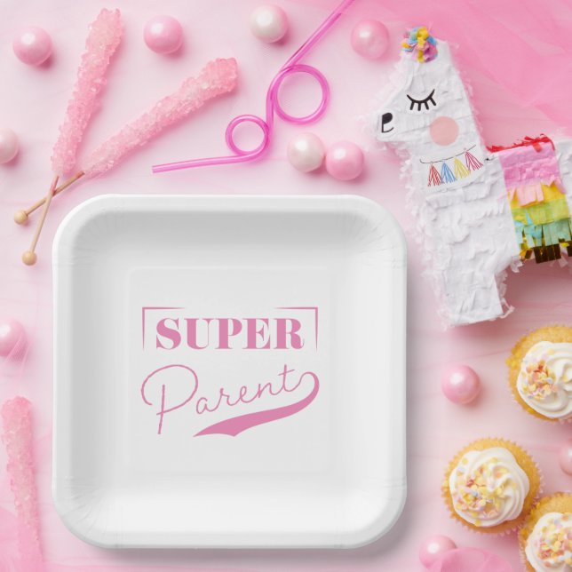Super Parent Paper Plate (Party)