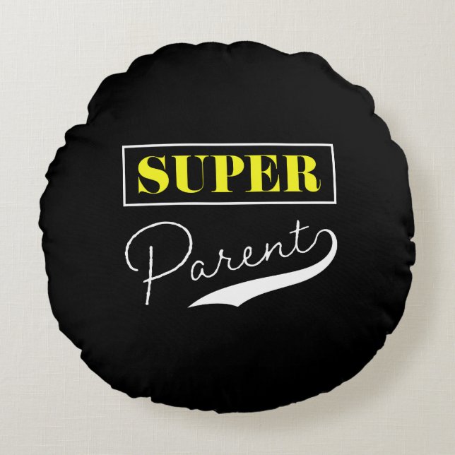 Super Parent Round Cushion (Front)