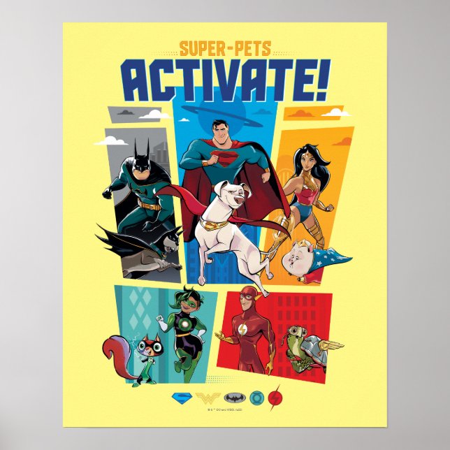 Super-Pets & Justice League - Activate! Poster (Front)