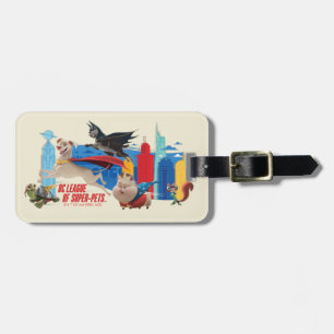 Super-Pets Patrolling Metropolis Luggage Tag