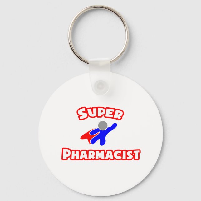 Super Pharmacist Key Ring (Front)