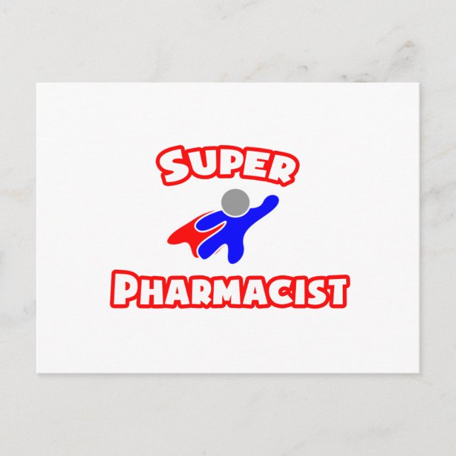 Super Pharmacist Postcard (Front)