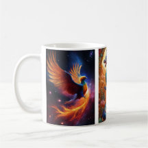 Super phonix and dragon design Mug product