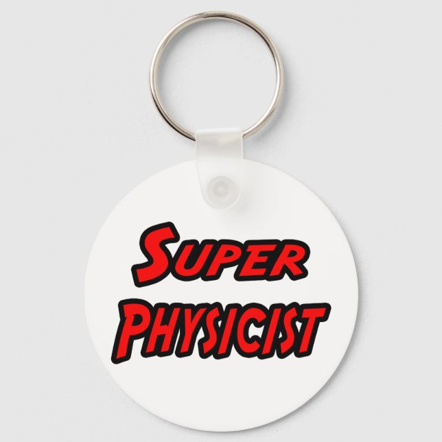 Super Physicist Key Ring (Front)