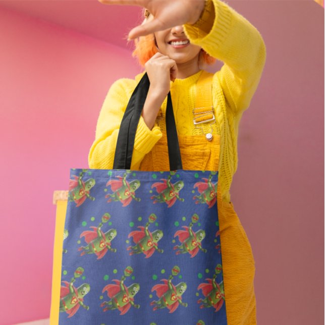 Super Pickleman Funny Dark Blue  Tote Bag (Tote your gear in Super Pickleman style!)