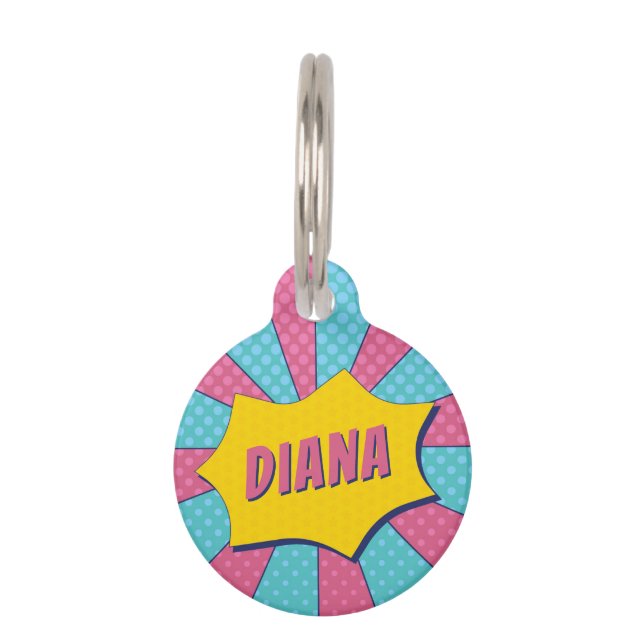 SUPER (PINK) PET TAG (Front)