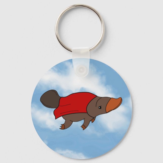 Super Platypus Key Ring (Front)