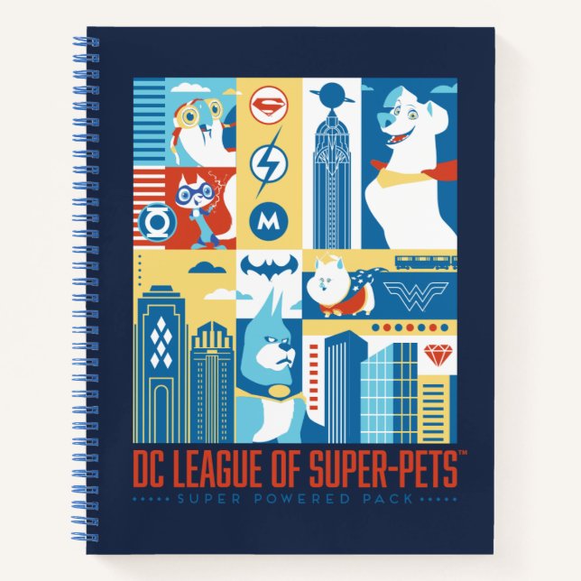 Super Powered Pack Art Deco Metropolis Notebook (Front)