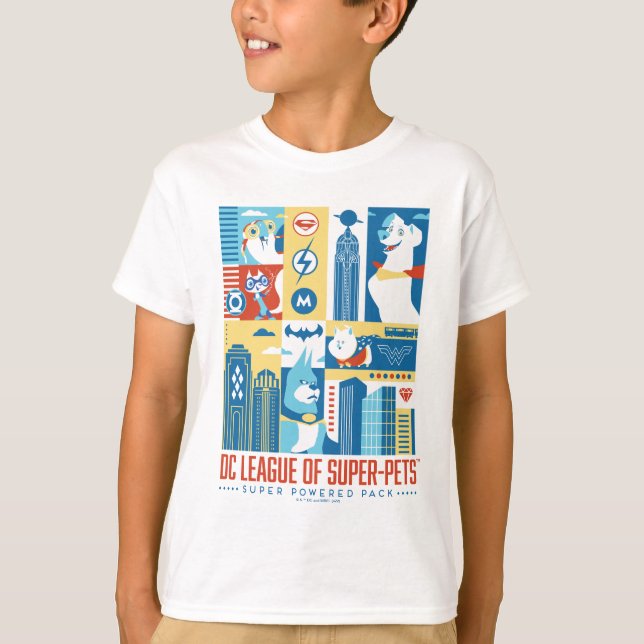 Super Powered Pack Art Deco Metropolis T-Shirt (Front)