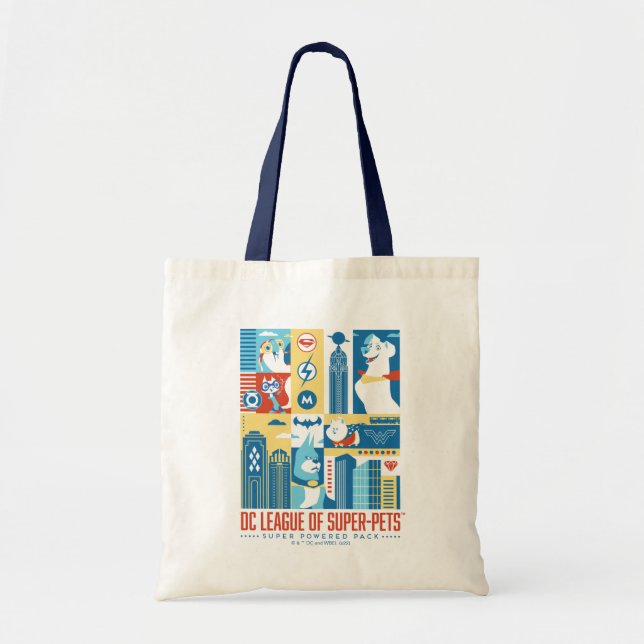 Super Powered Pack Art Deco Metropolis Tote Bag (Front)