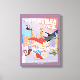 Super Powered Pack Metropolis Illustration Canvas Print