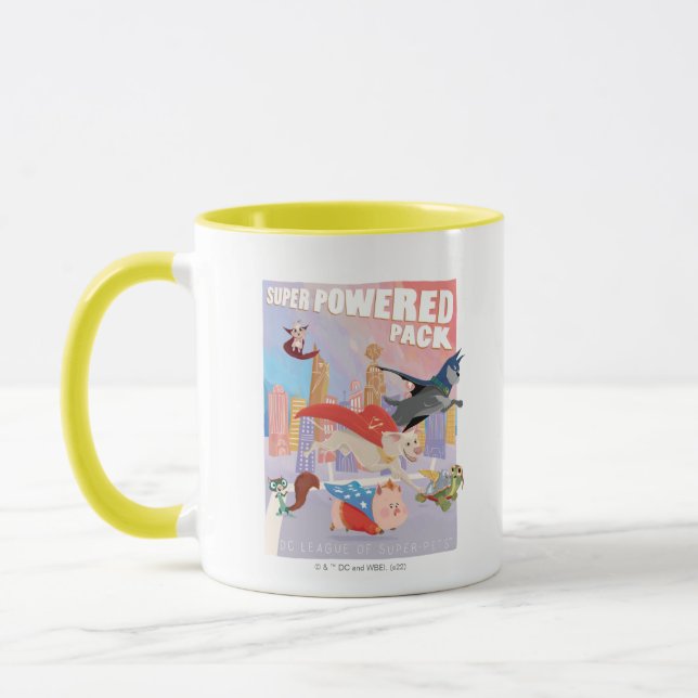 Super Powered Pack Metropolis Illustration Mug (Left)