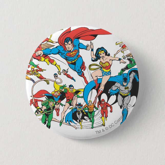 Super Powers™ Collection 3 6 Cm Round Badge (Front)