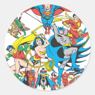 Super Powers™ Collection 4 Classic Round Sticker