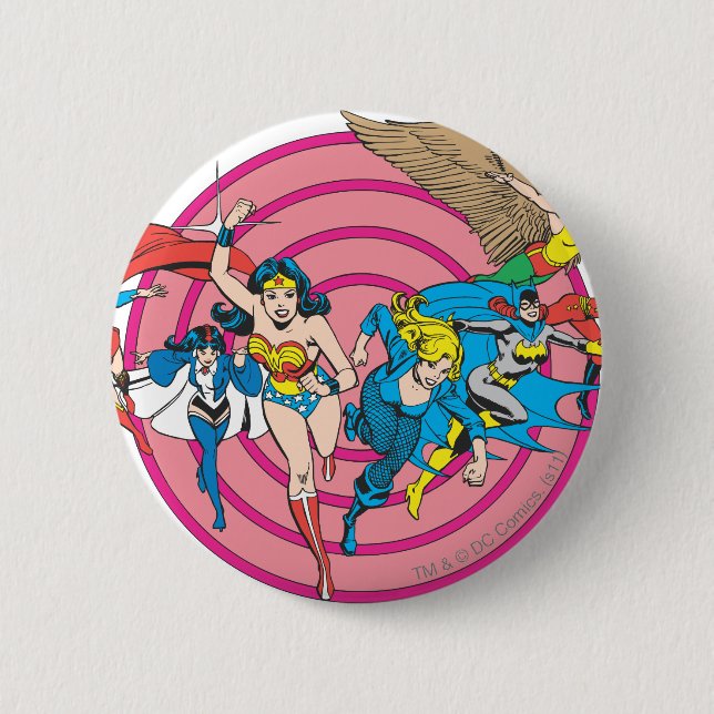 Super Powers™ Collection 8 6 Cm Round Badge (Front)