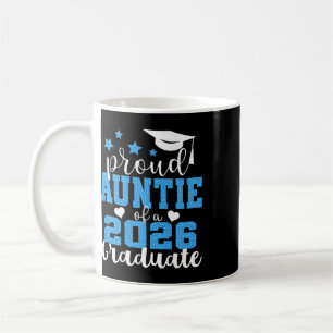 Super Proud Auntie Of 2026 Graduate Senior Graduat Coffee Mug