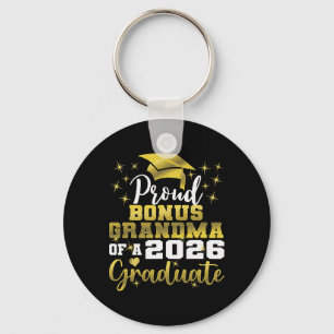 Super Proud Bonus Grandma Of 2026 Graduate Graduat Key Ring