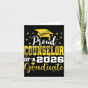 Super proud counsellor of 2026 graduate senior card