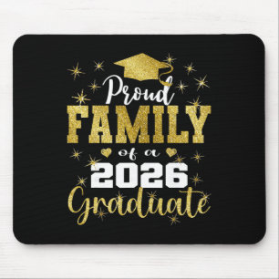 Super Proud Family Of 2026 Graduate Senior Family Mouse Pad