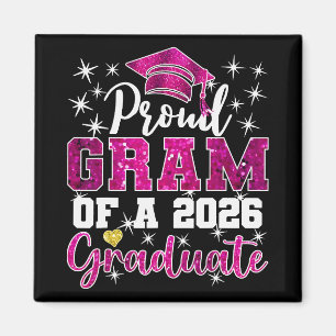Super Proud Gram Of 2026 Graduate Senior Graduatio Magnet